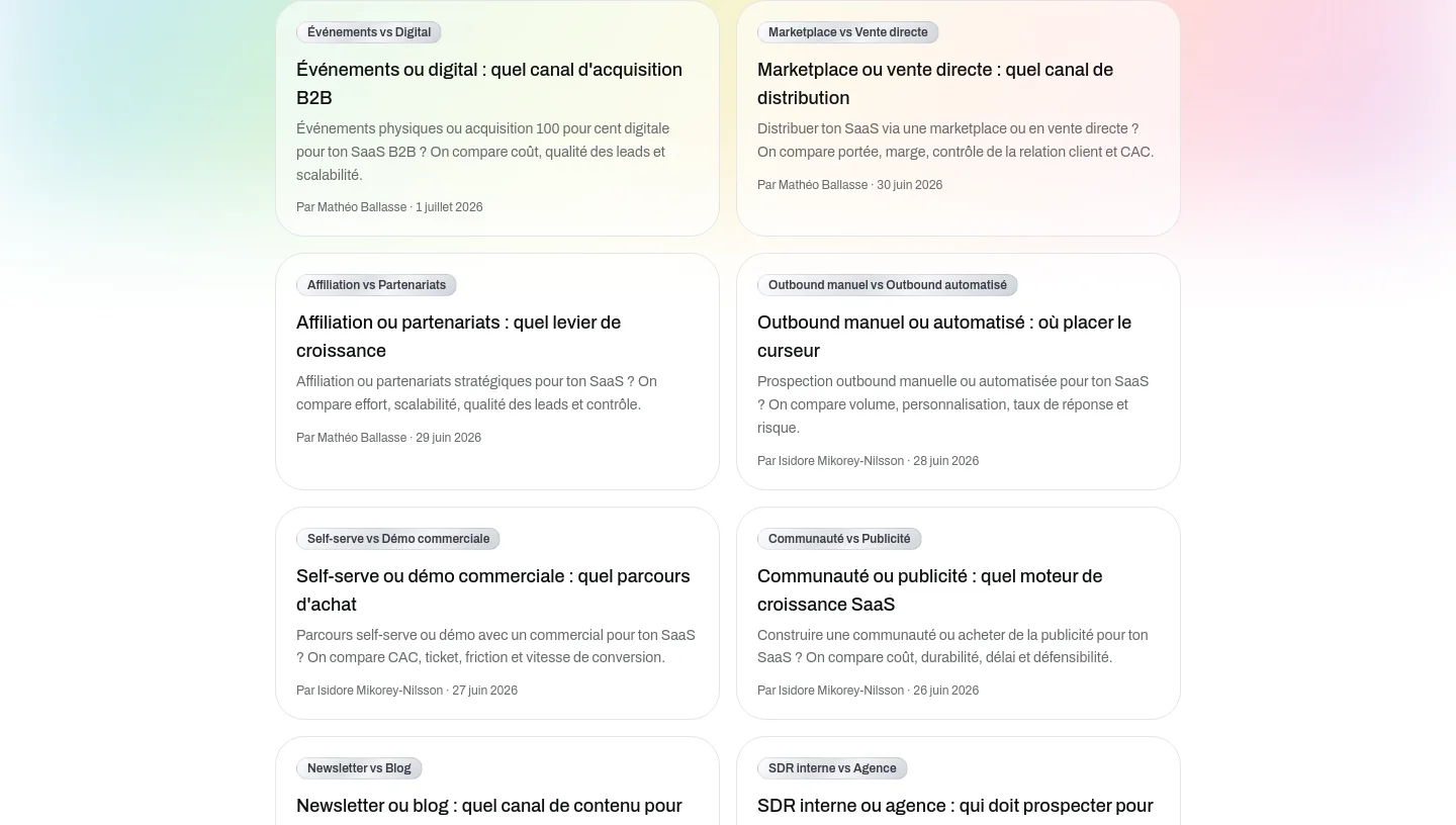 acquisition-saas.com — a real Features section
