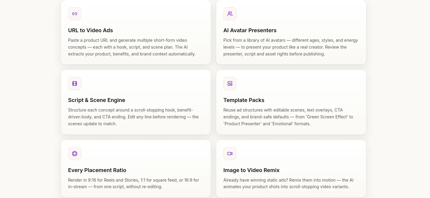 adriselab.com Features section