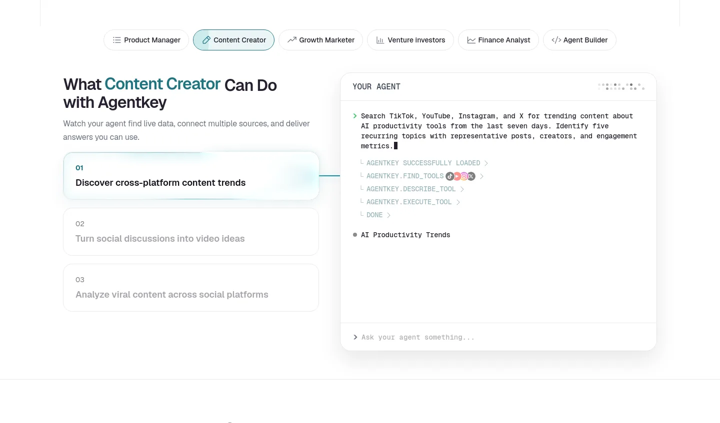 agentkey.app — a real Comparison section