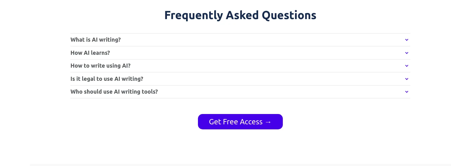 ahelp.com FAQ section