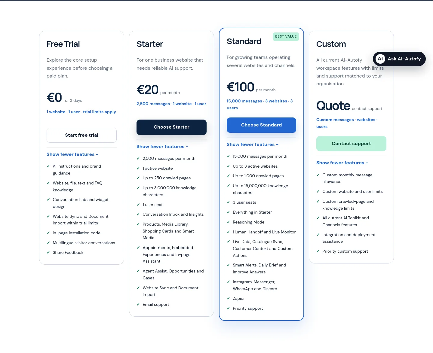 ai-autofy.com FAQ section