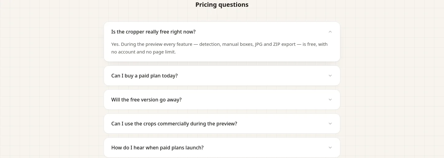 aiautocropper.com FAQ section