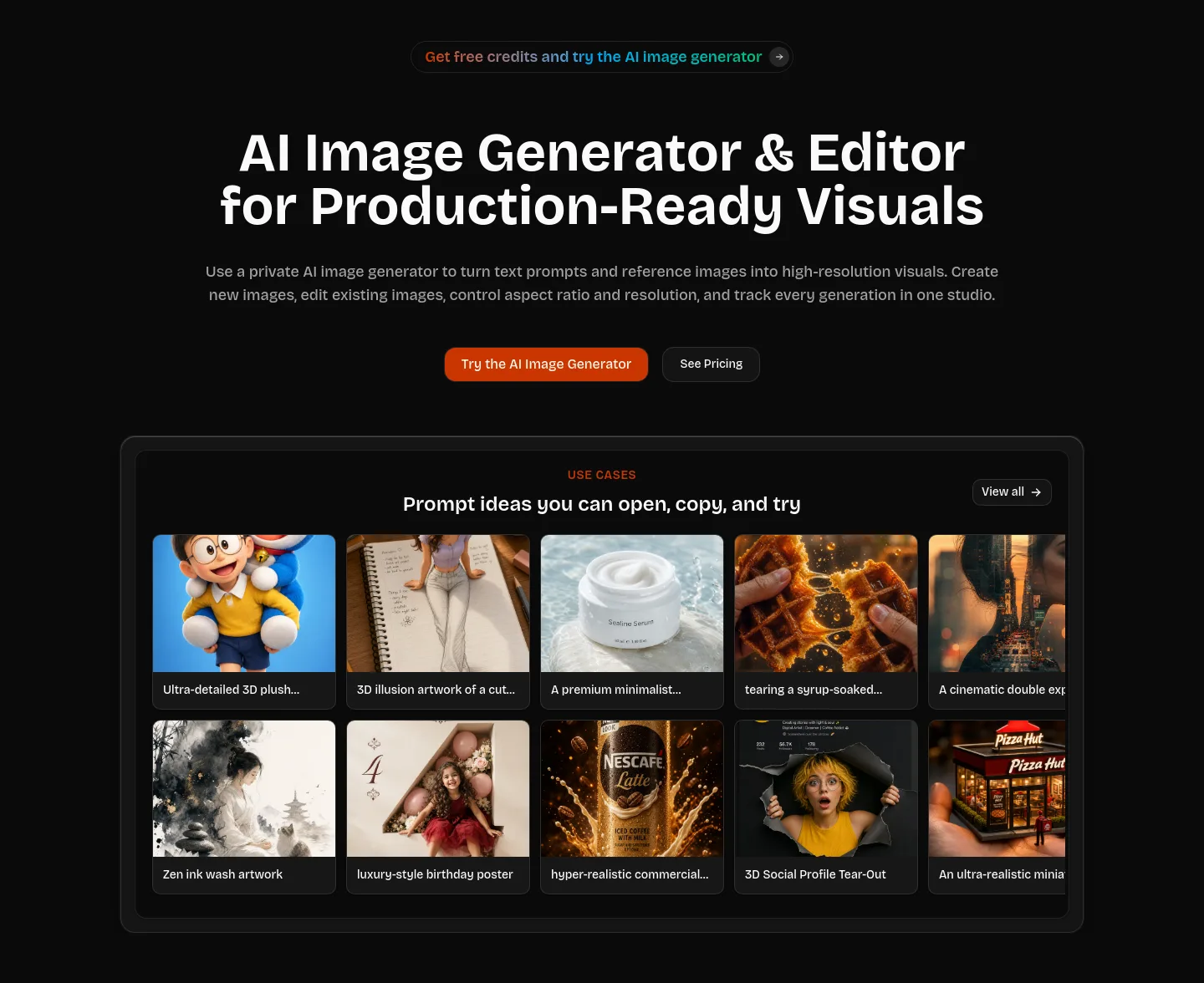 aigptimage.org — a real Hero section
