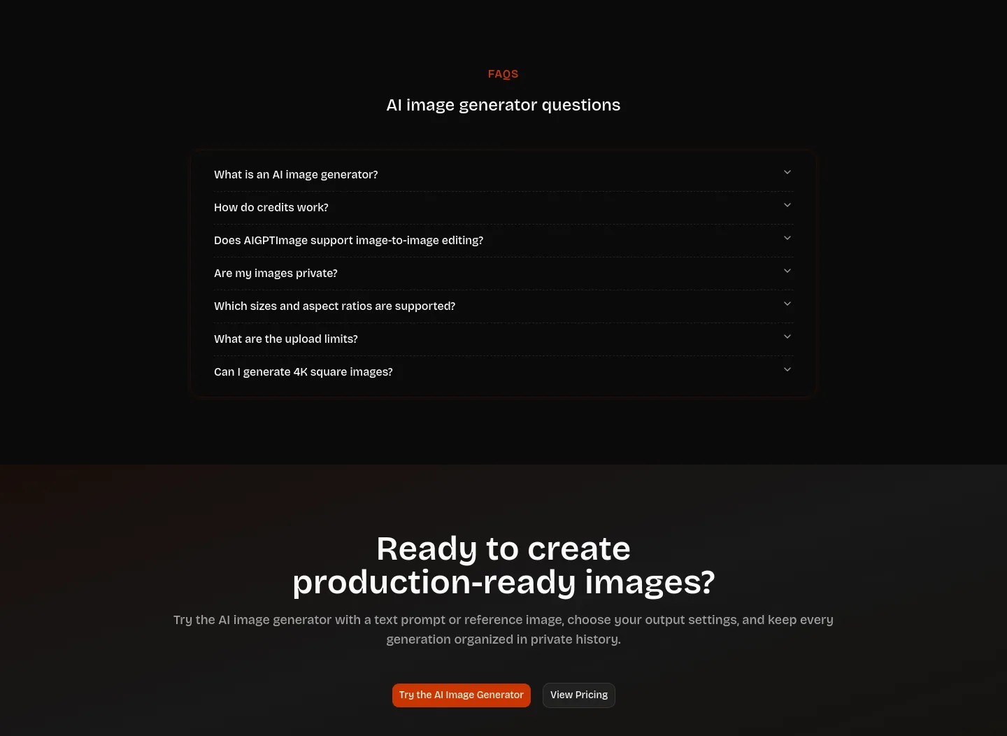 aigptimage.org FAQ section
