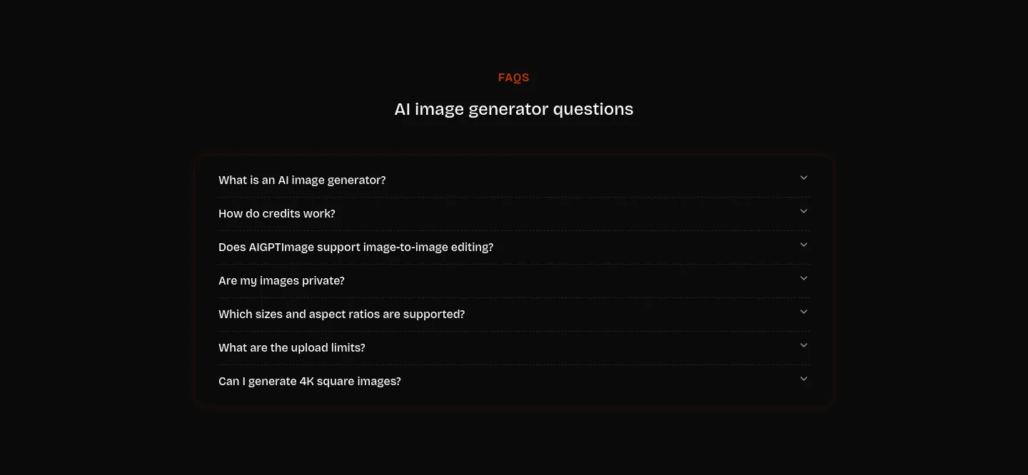 aigptimage.org FAQ section