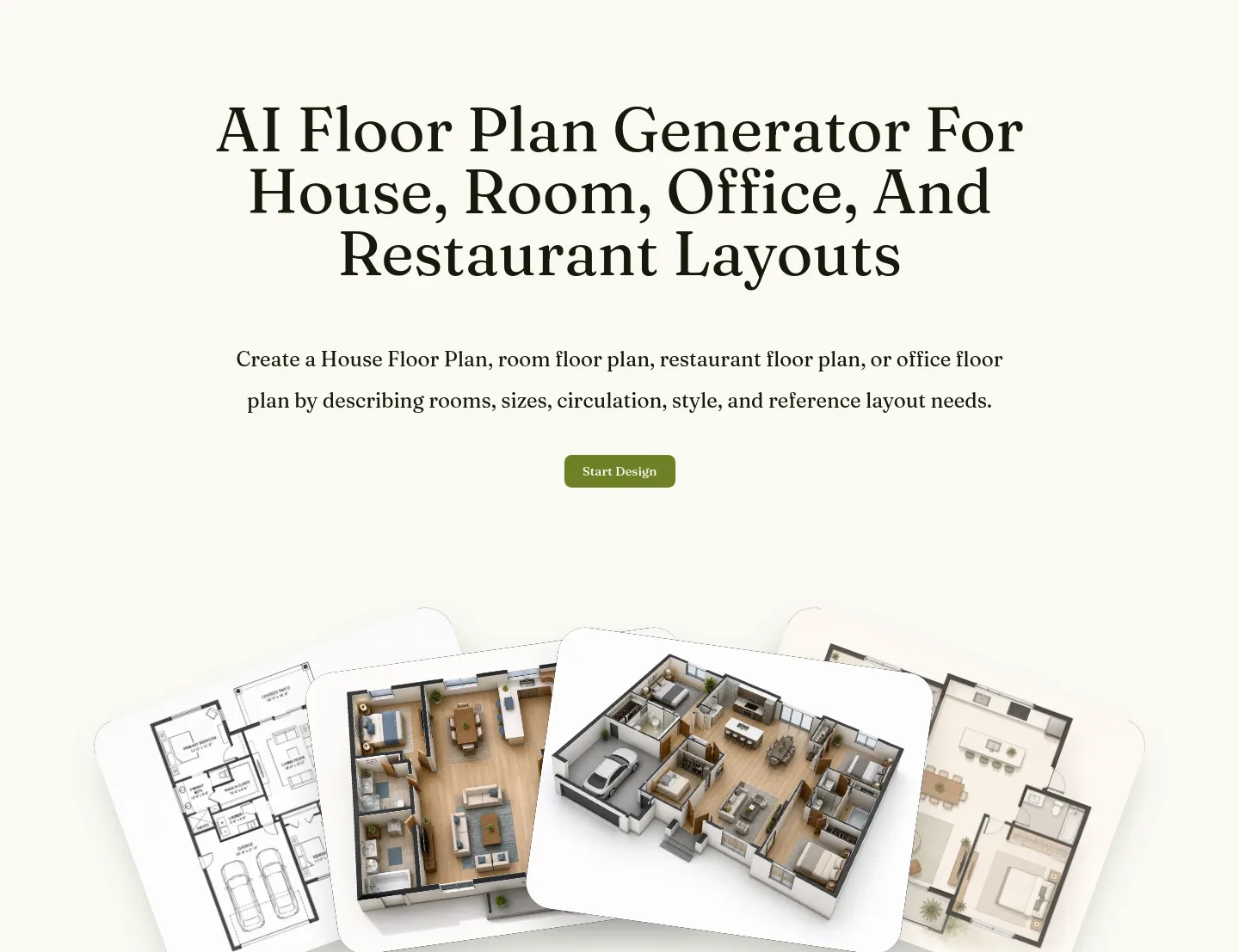 aihouseplan.app — a real Hero section