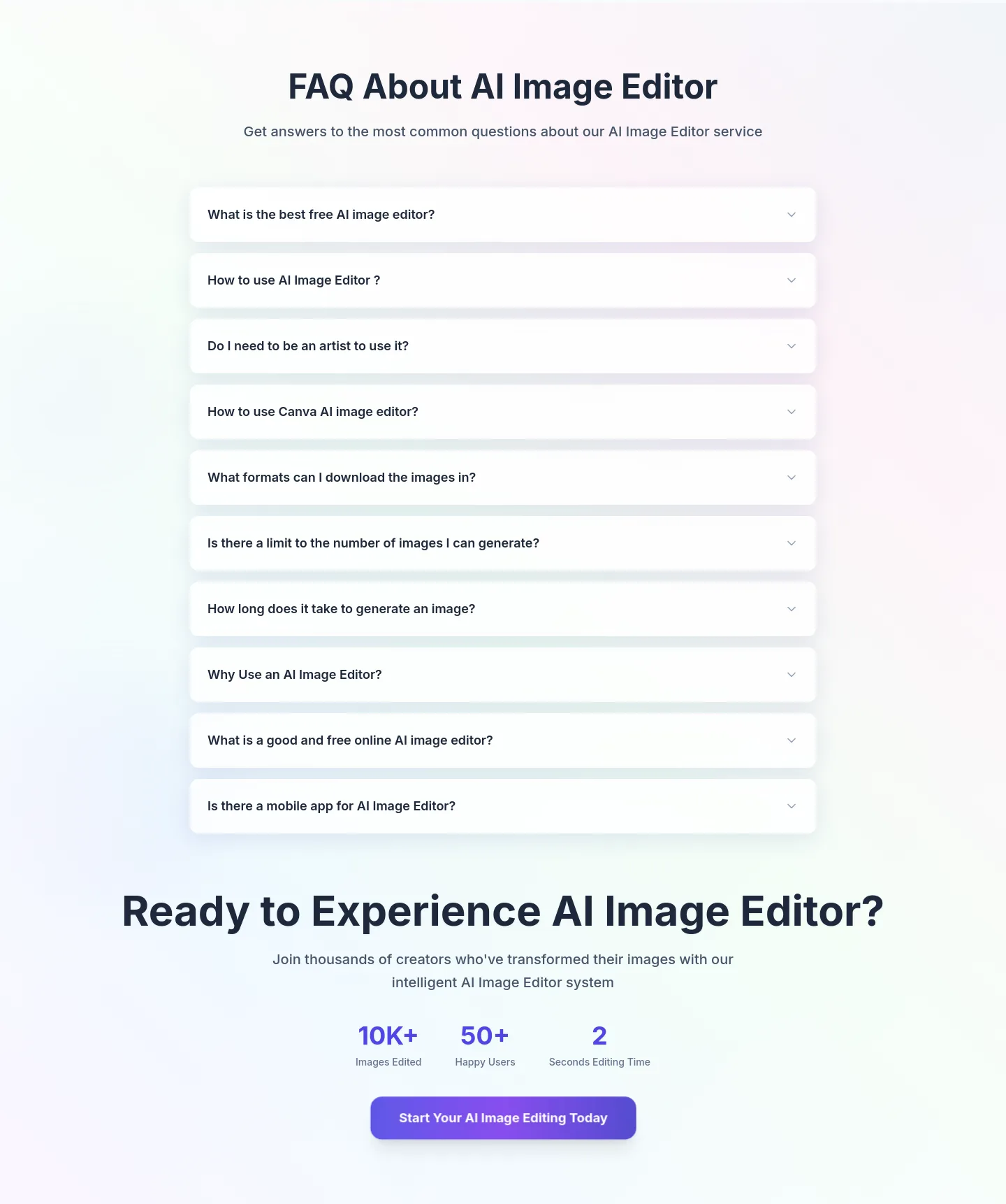 aiimgeditor.org FAQ section