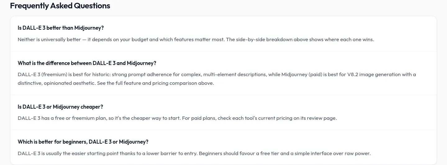 ainexfinder.com FAQ section
