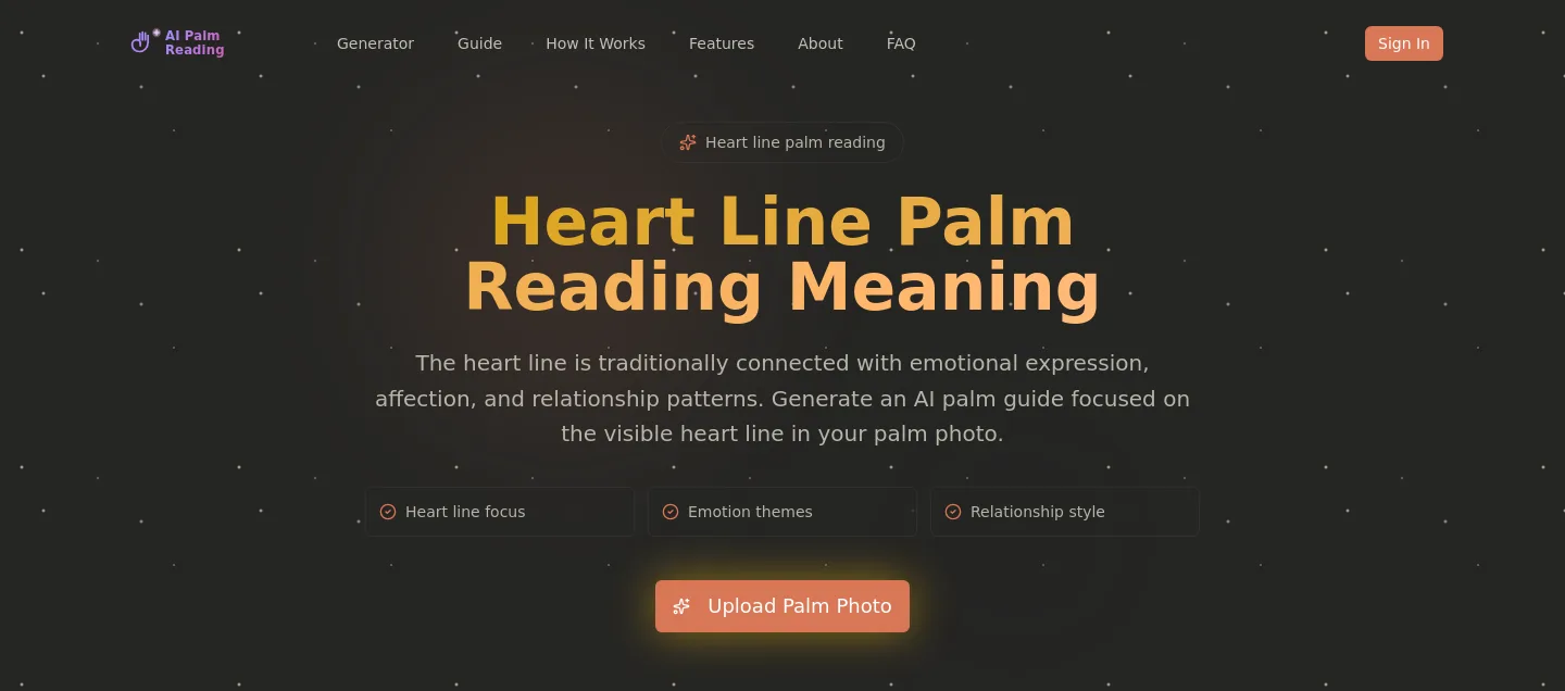 aipalmreading.net — a real Hero section