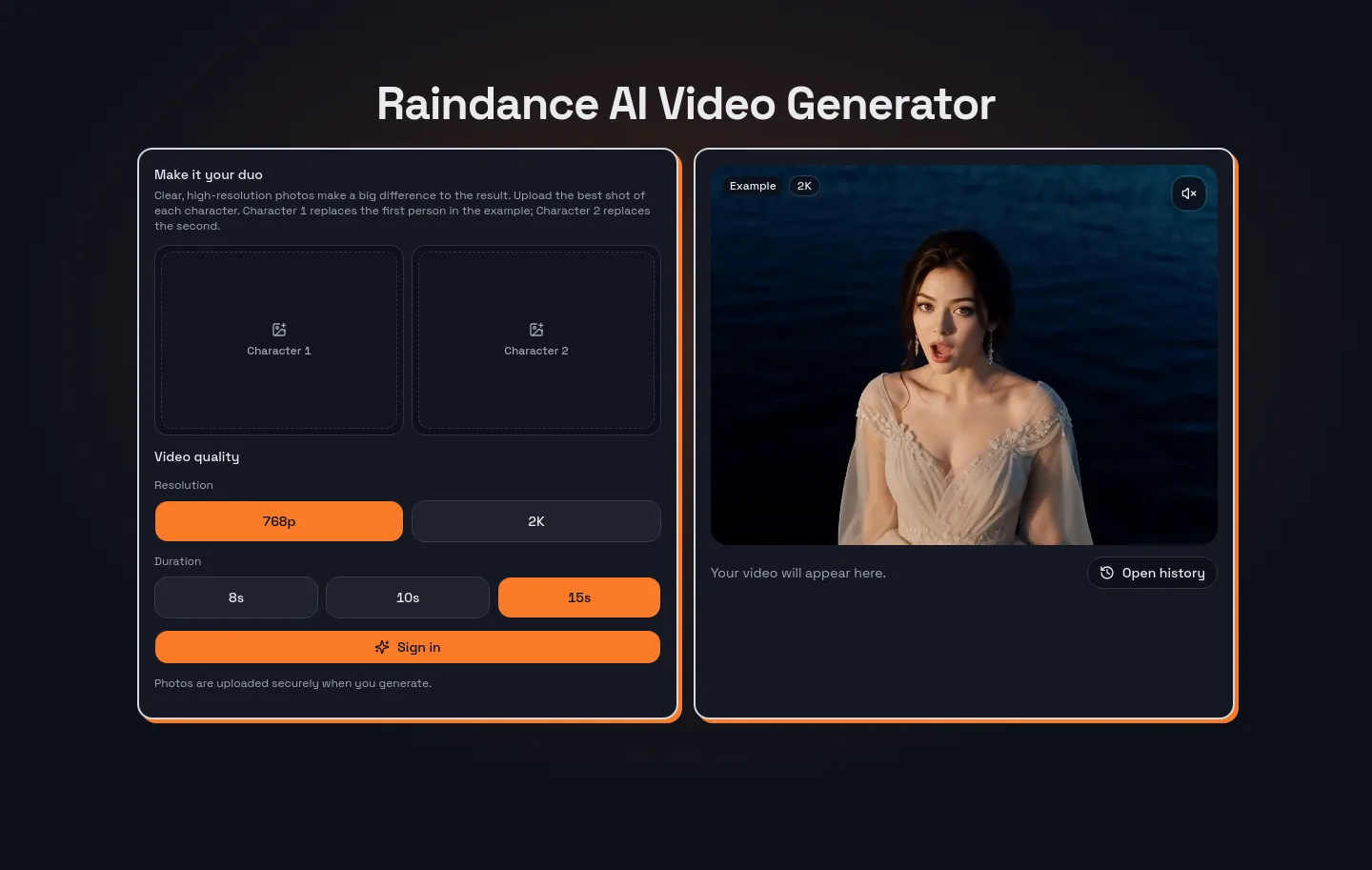 airaindance.org — a real Hero section