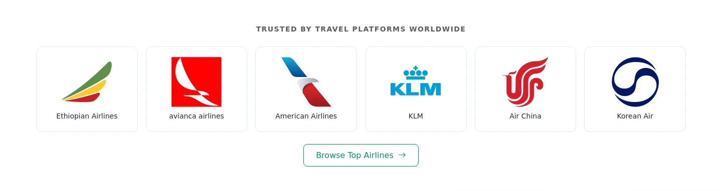 airlinestream.dev — a real Logo Wall section