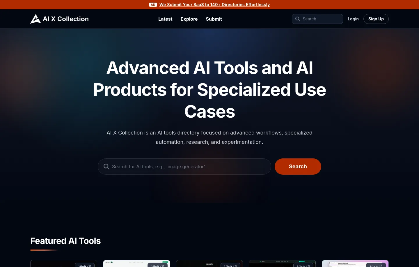 aixcollection.com — a measured funnel