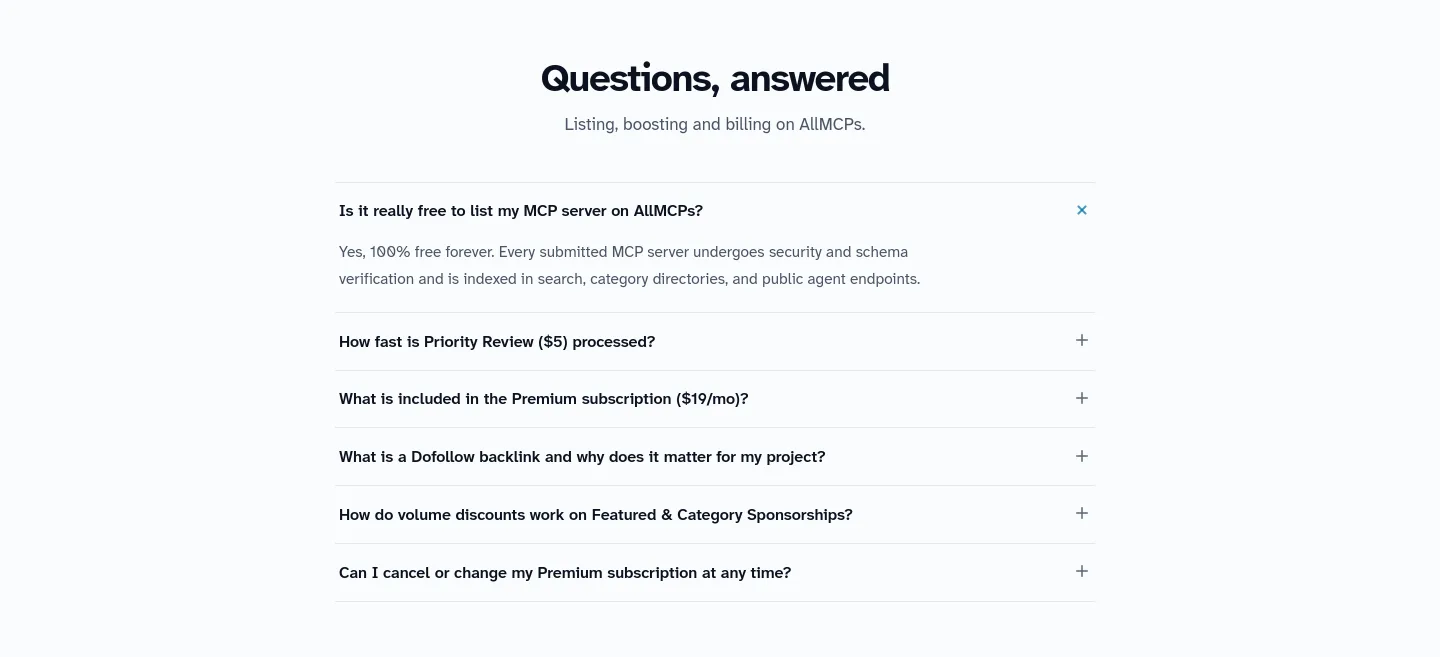 allmcps.com FAQ section