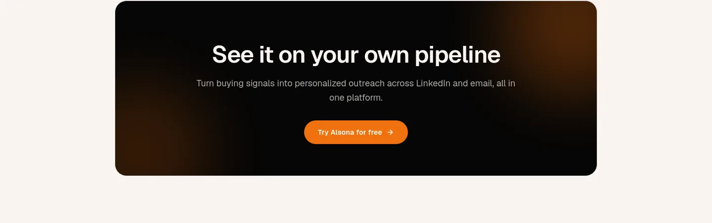alsona.com CTA section