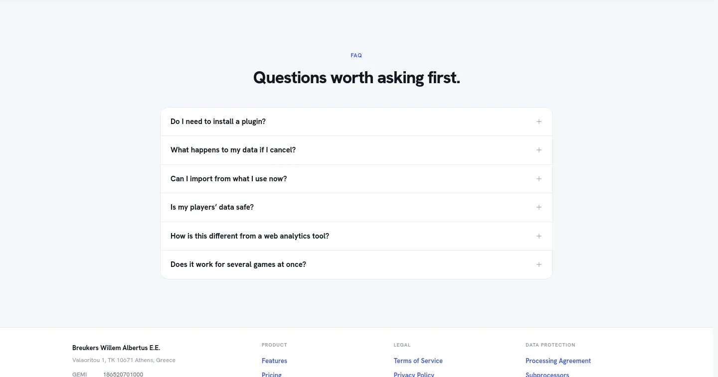 analyse.net FAQ section