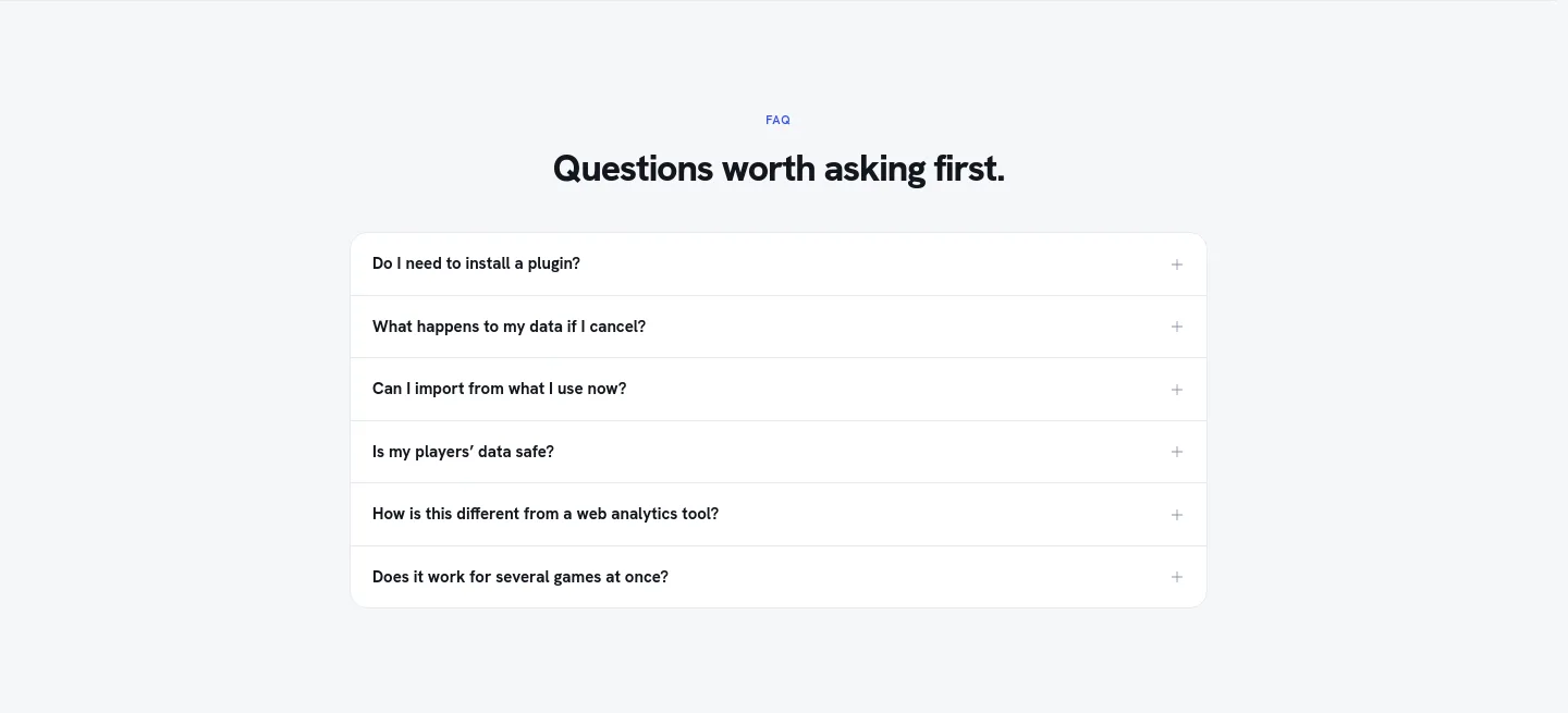 analyse.net FAQ section