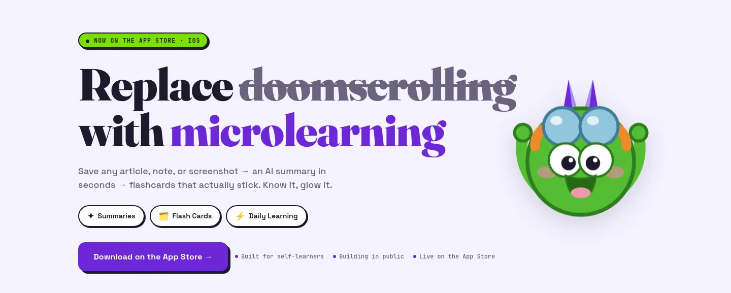 antinoise.app — a real Hero section