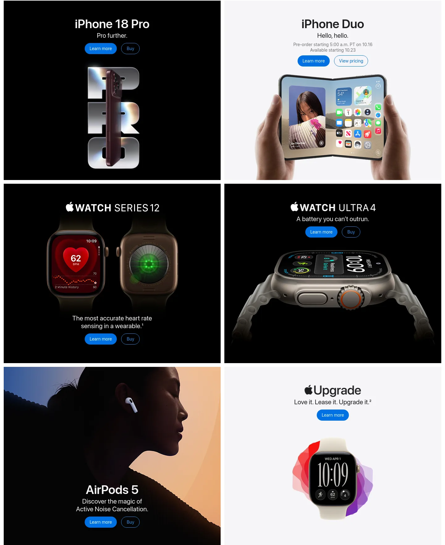 apple.com Features section