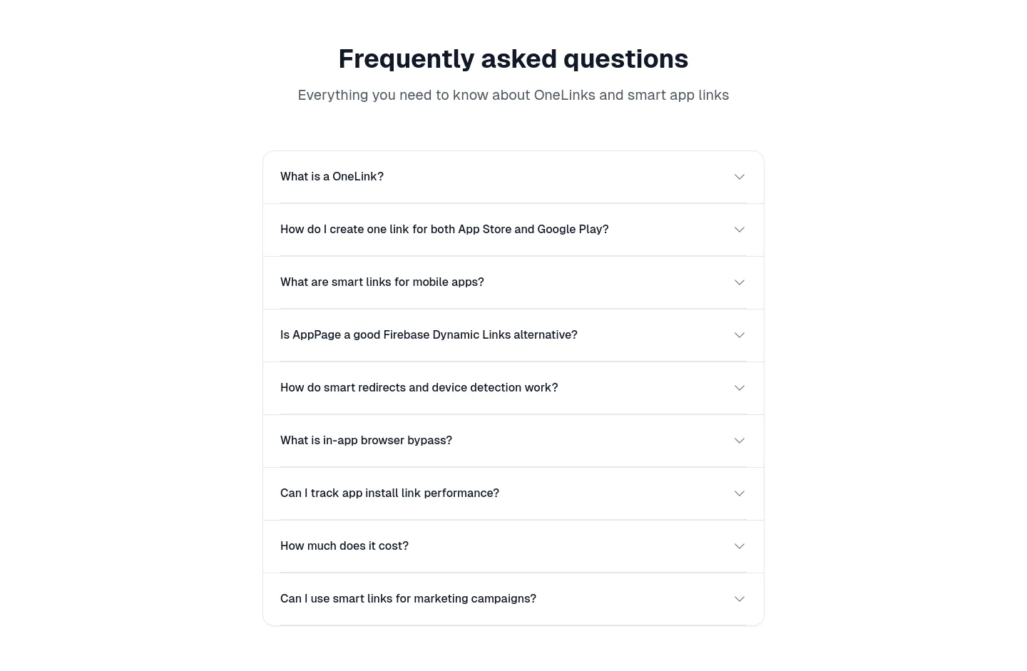 apppage.co FAQ section