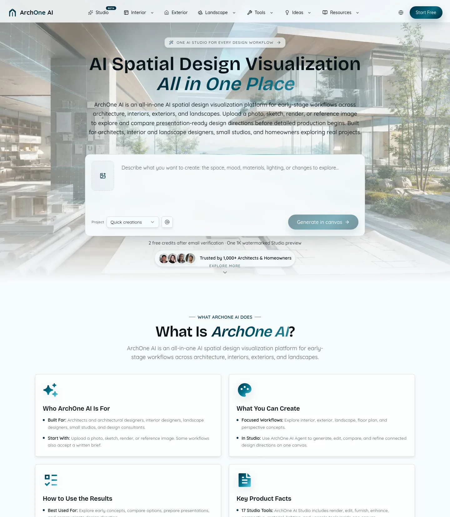 archoneai.com Hero section