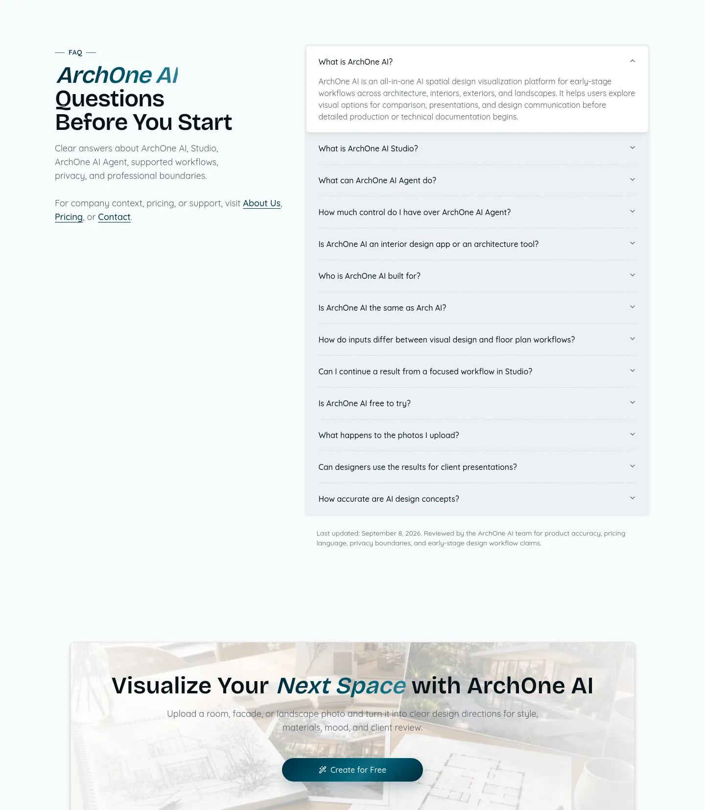 archoneai.com FAQ section