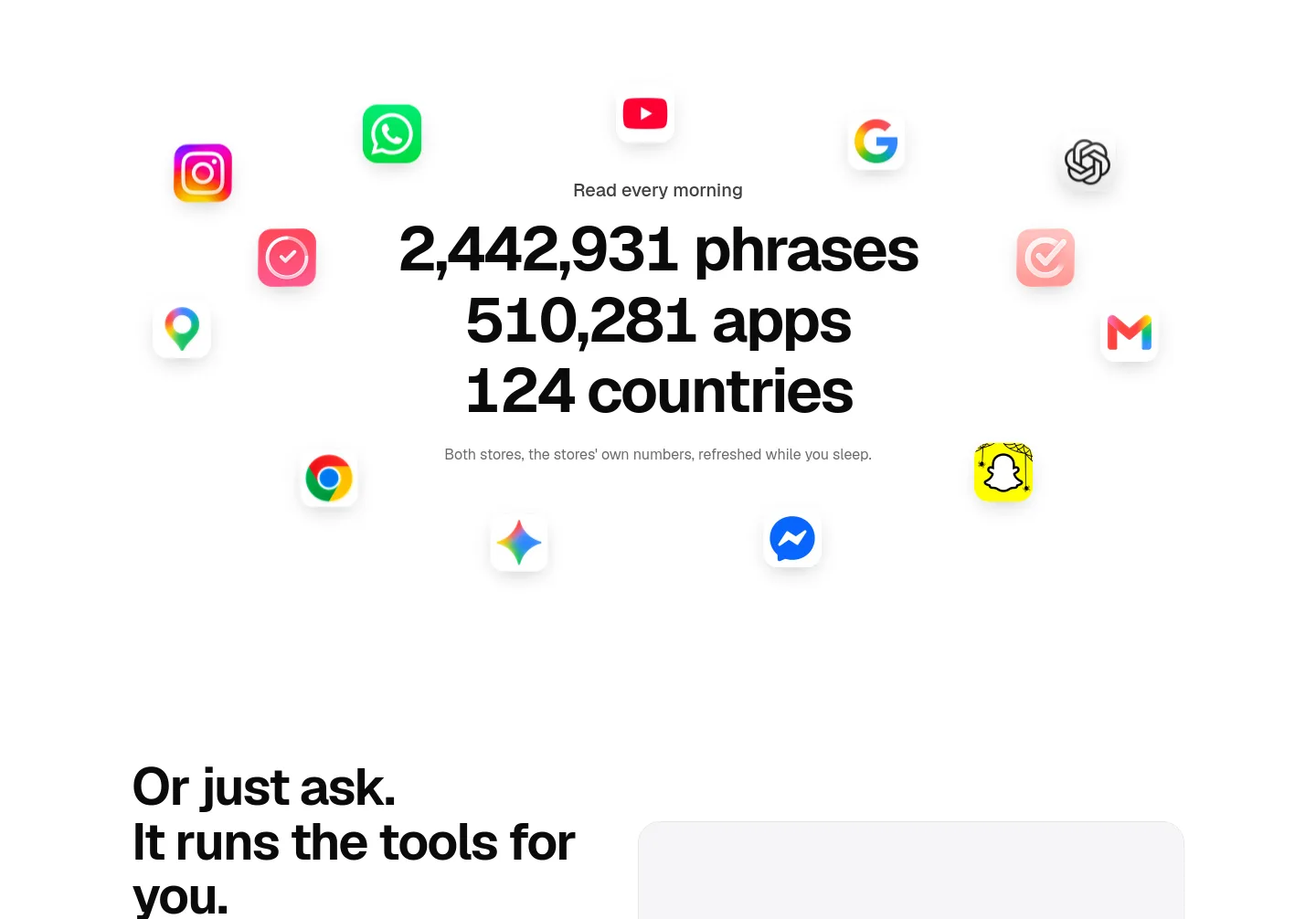 aso.best — a real Logo Wall section