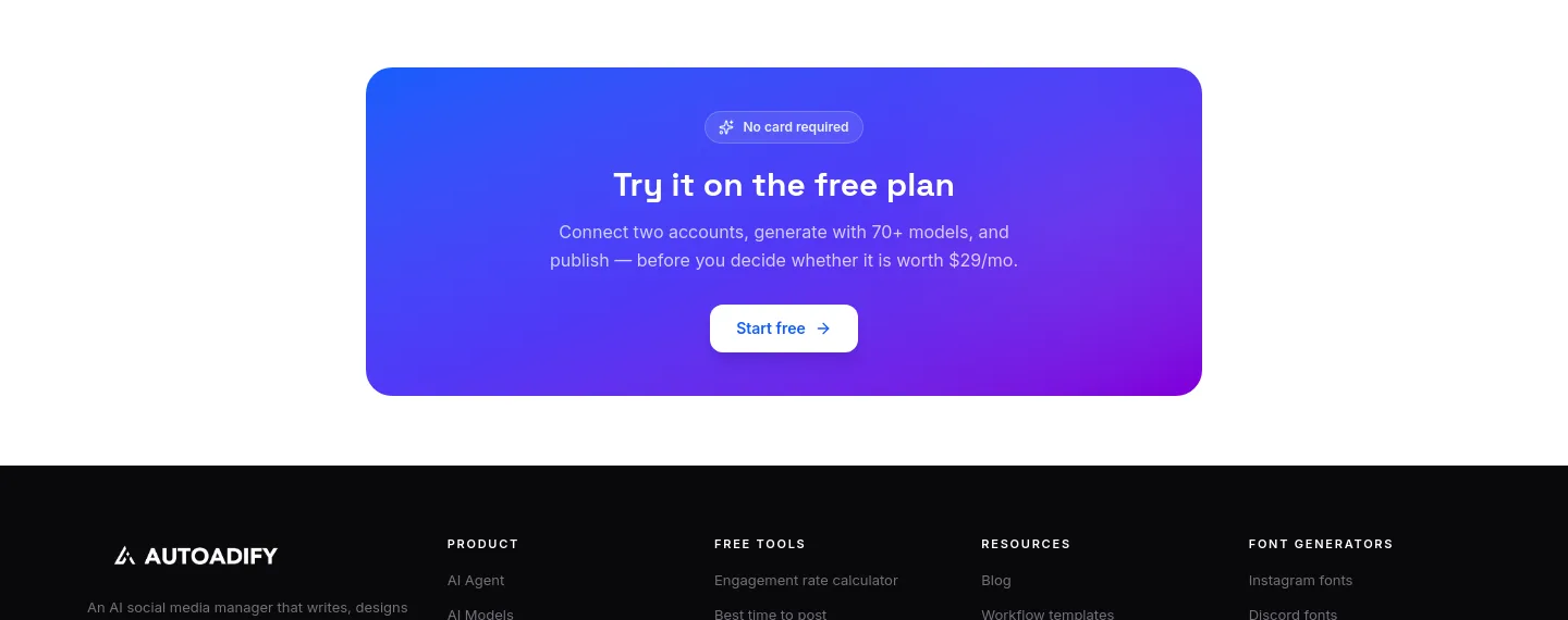 autoadify.com CTA section