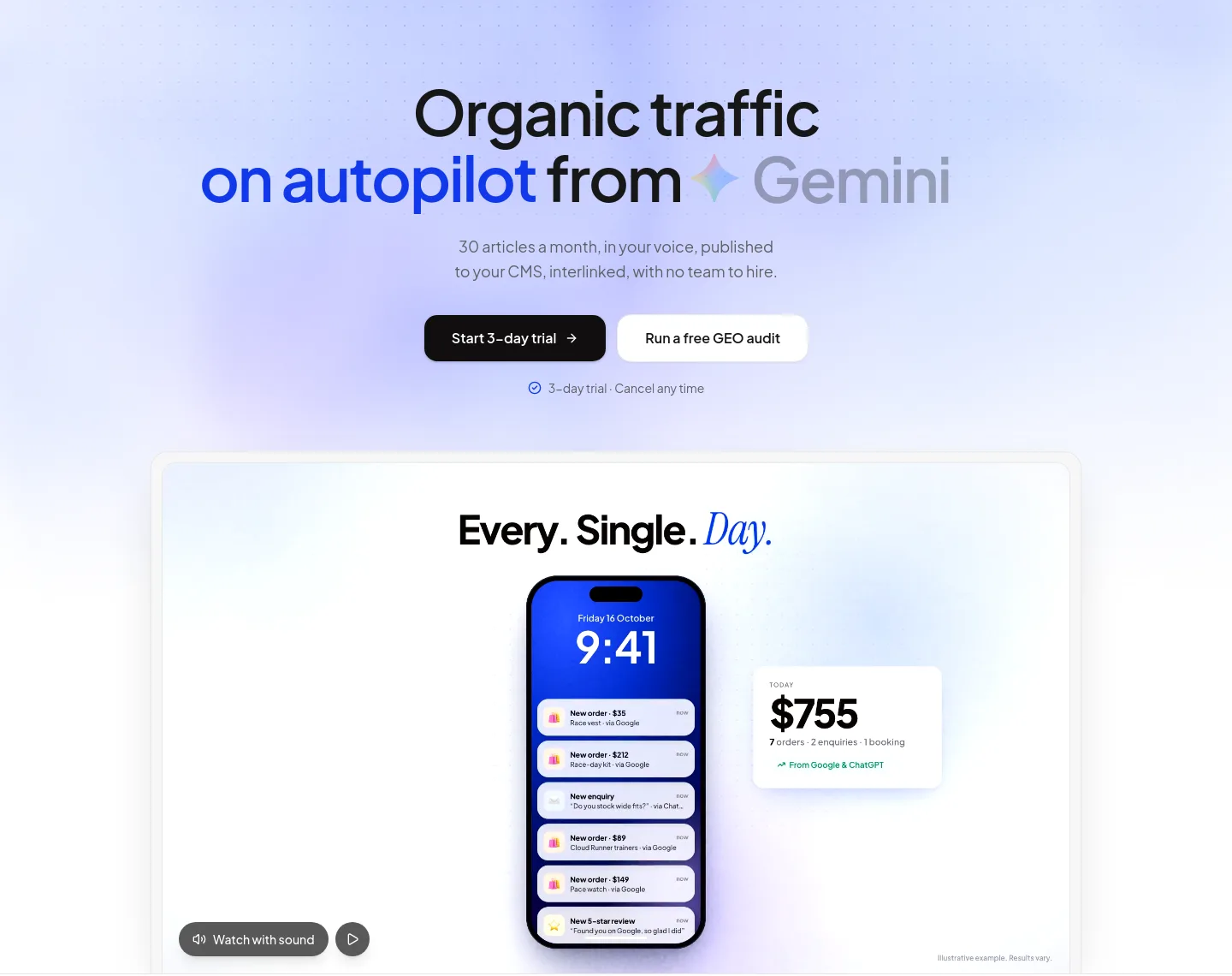 automatedseo.app — a real Hero section