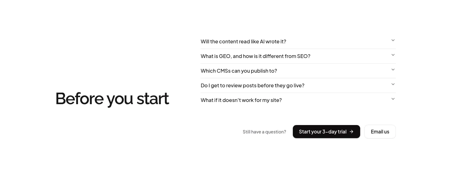 automatedseo.app FAQ section