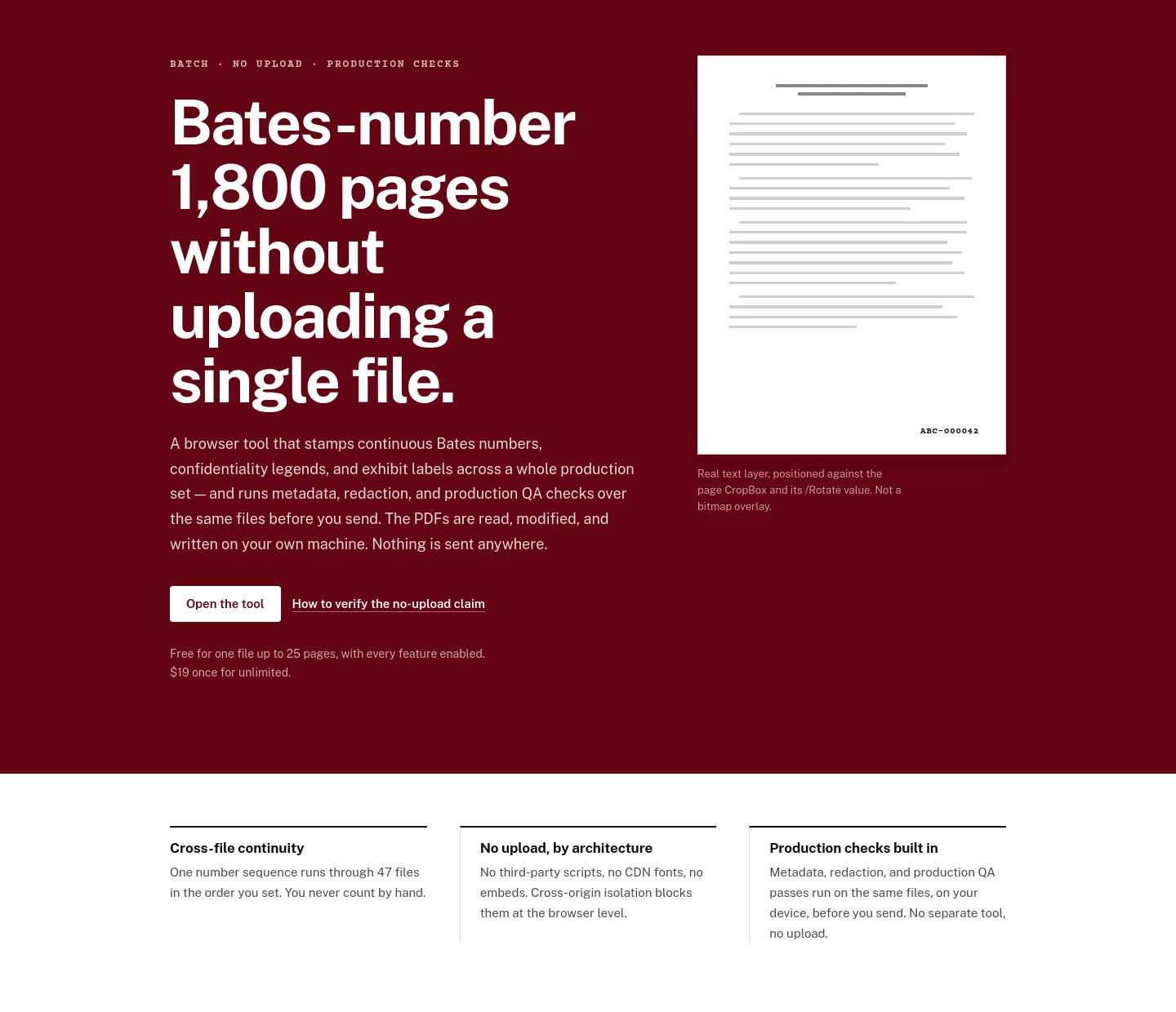 bateskit.com — a real Hero section