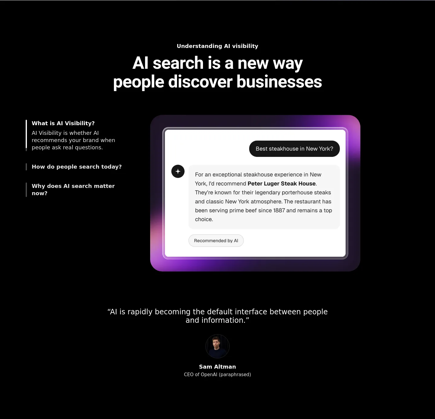 beamtrace.com Features section