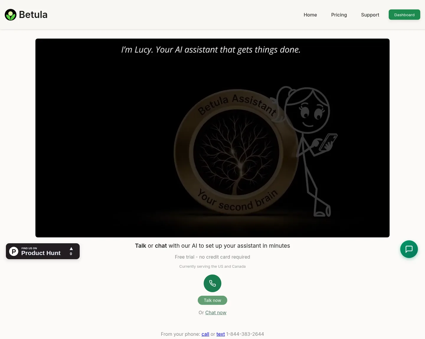 betula.ai — a measured funnel