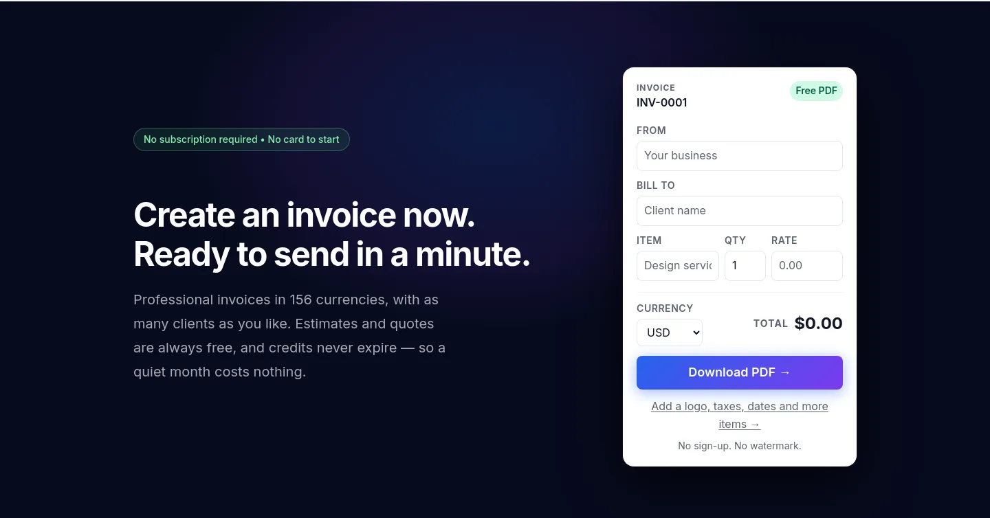billinghub.online — a real Hero section