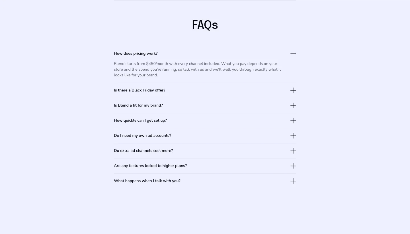 blend-ai.com — FAQ