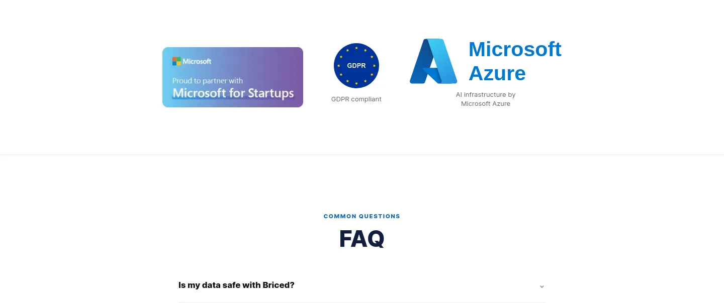 briced.com — a real Logo Wall section