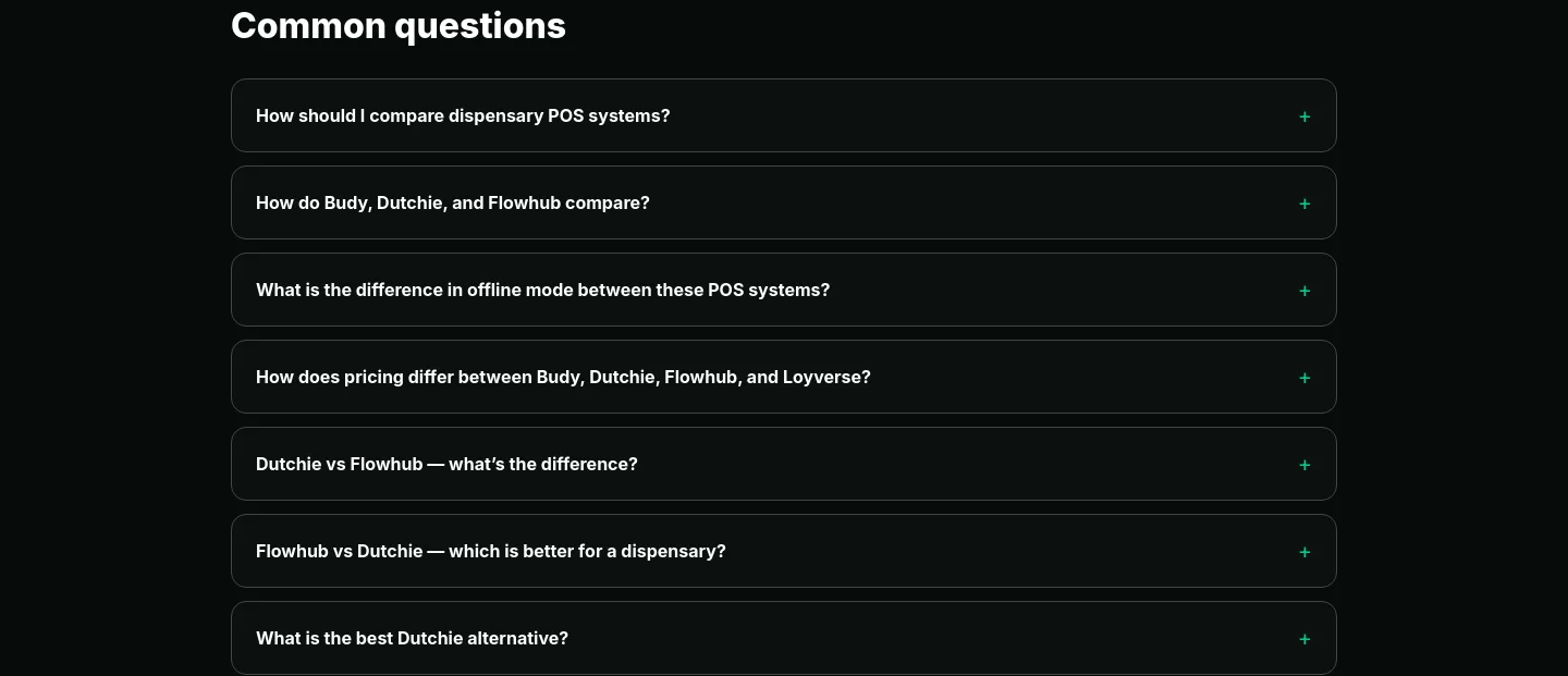 budy.app — a real FAQ section