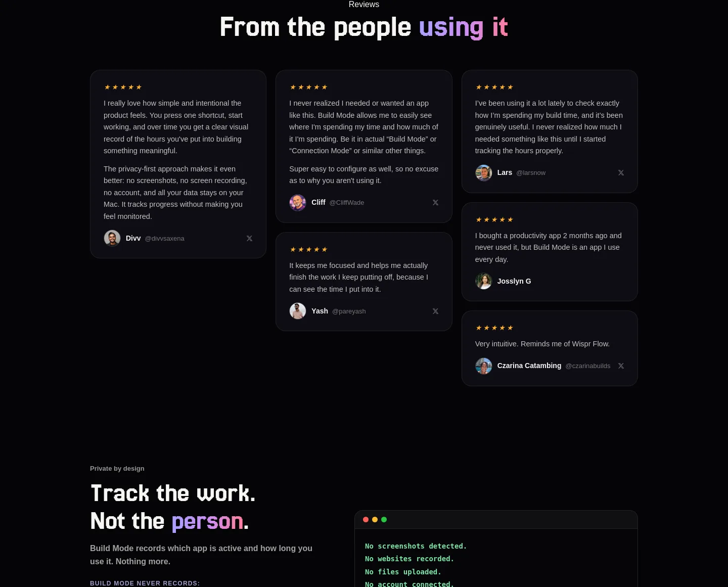 buildingnow.app Reviews section