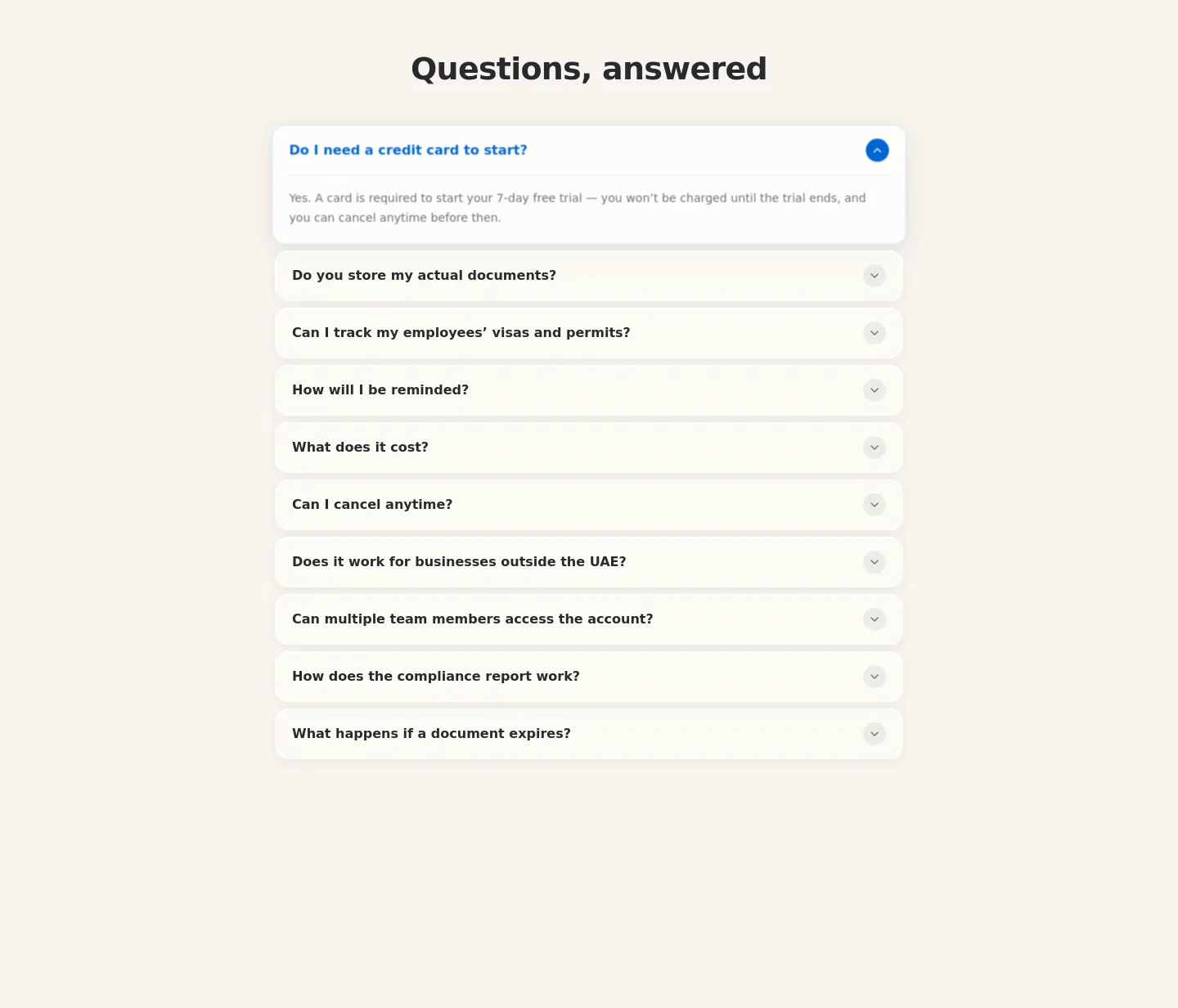 business.docutrackr.app FAQ section