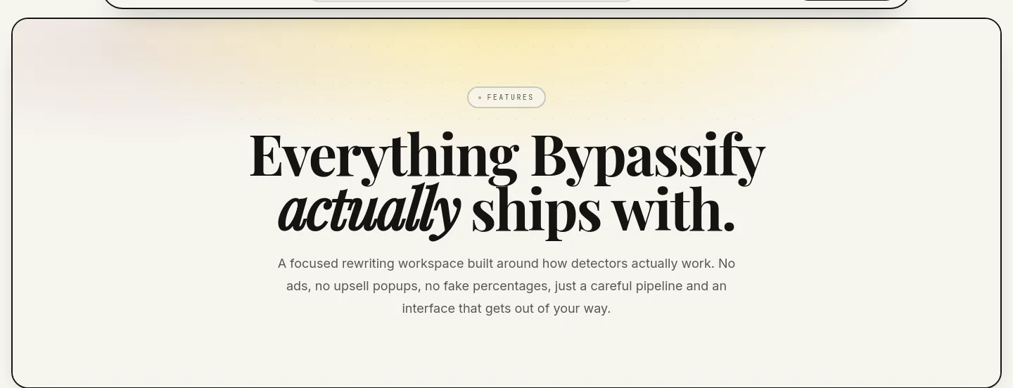bypassify.online Hero section
