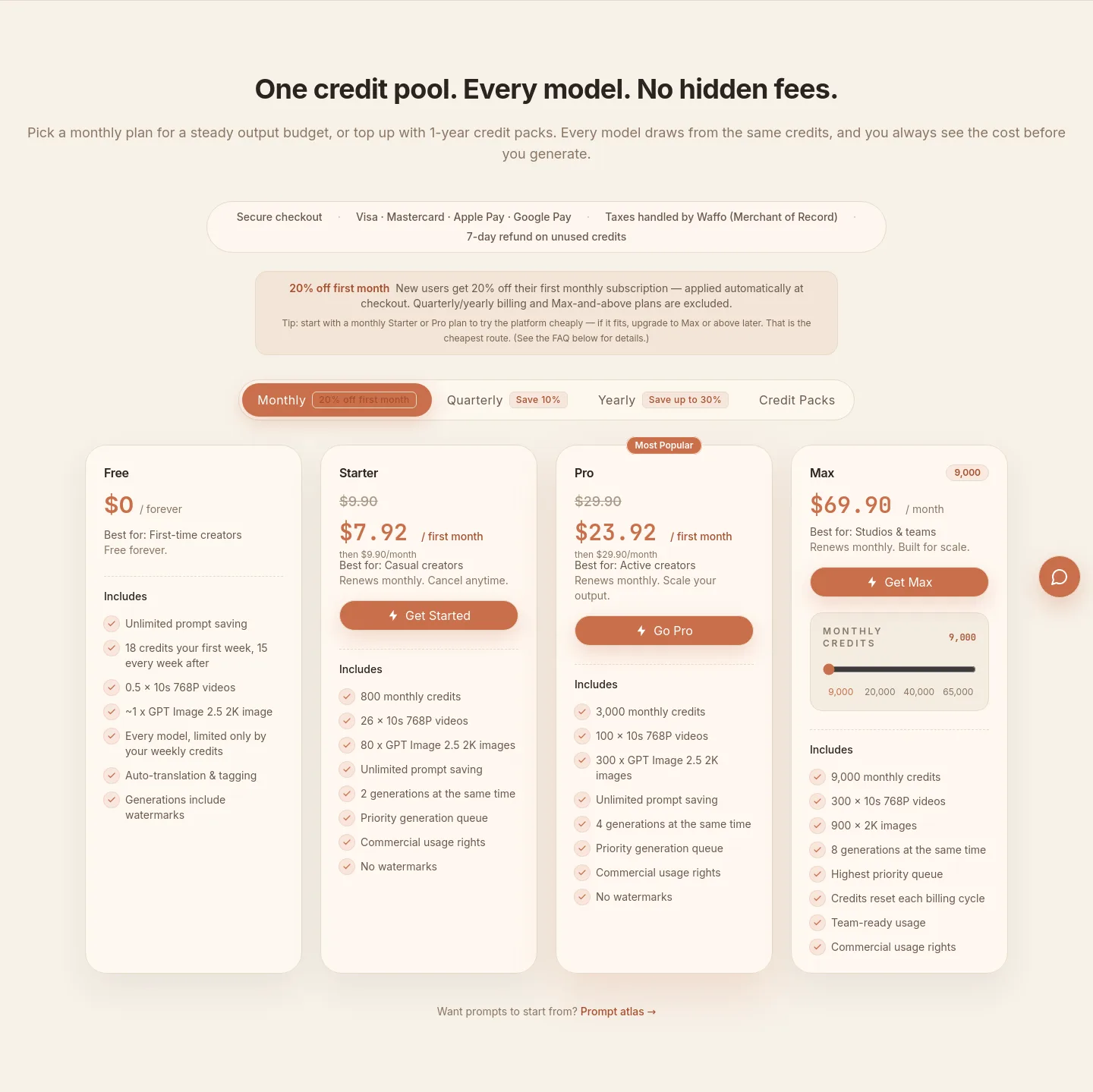 callirra.com Hero section