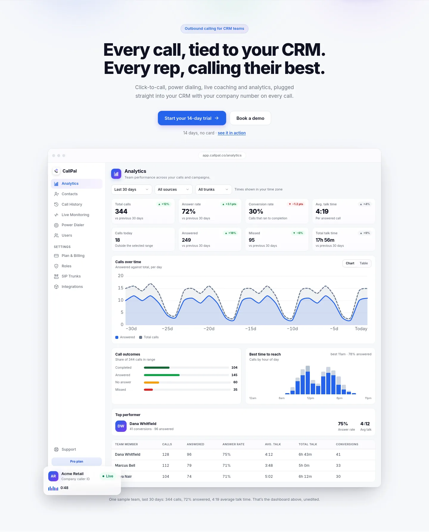 callpal.co — a real Hero section