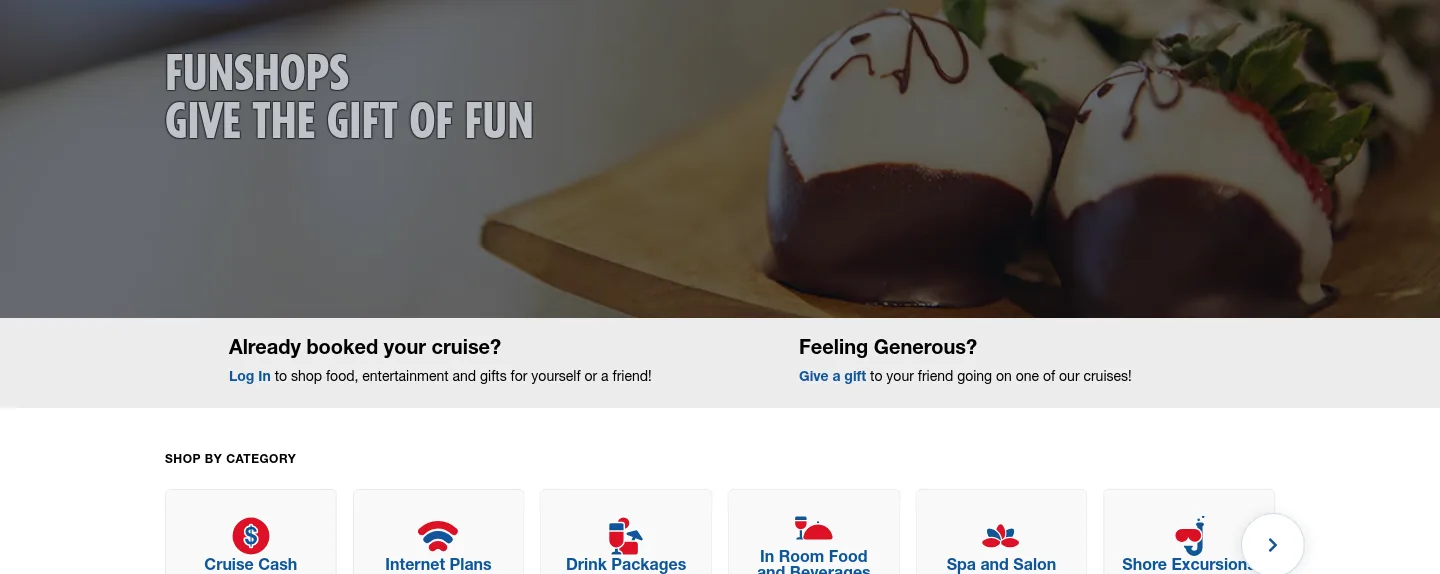 carnival.com — a real Hero section