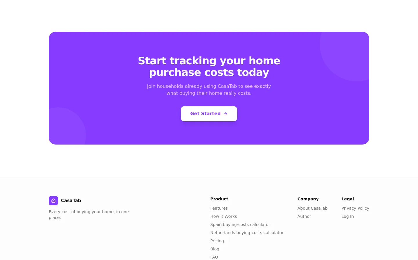casatab.com CTA section