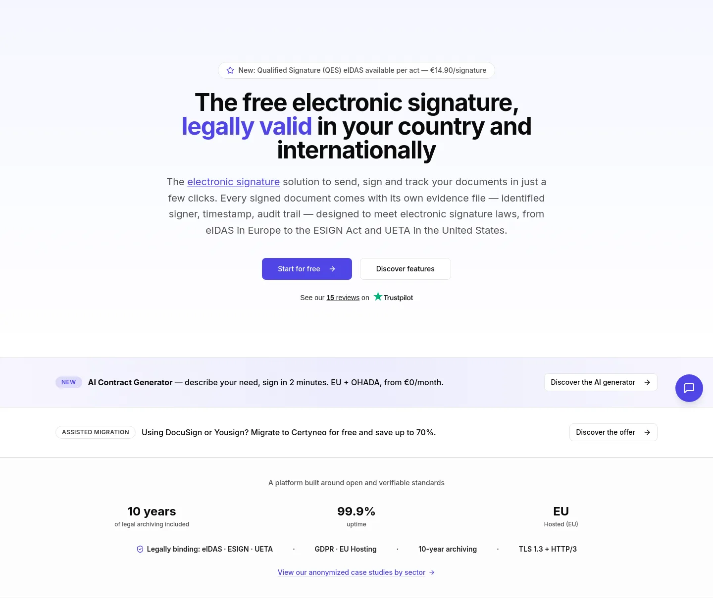 certyneo.com — a real Hero section