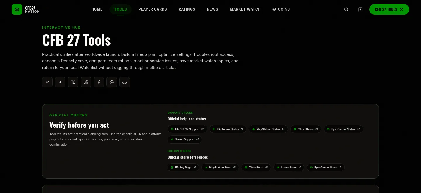 cfb27.com — Hero + Features