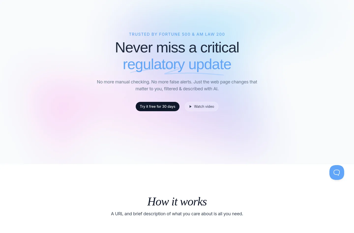 changeflow.com Hero section