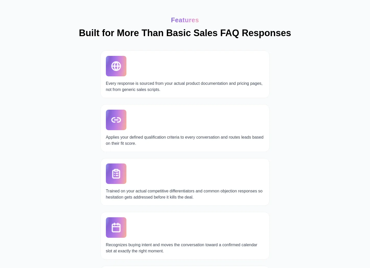 chatflow.co FAQ section