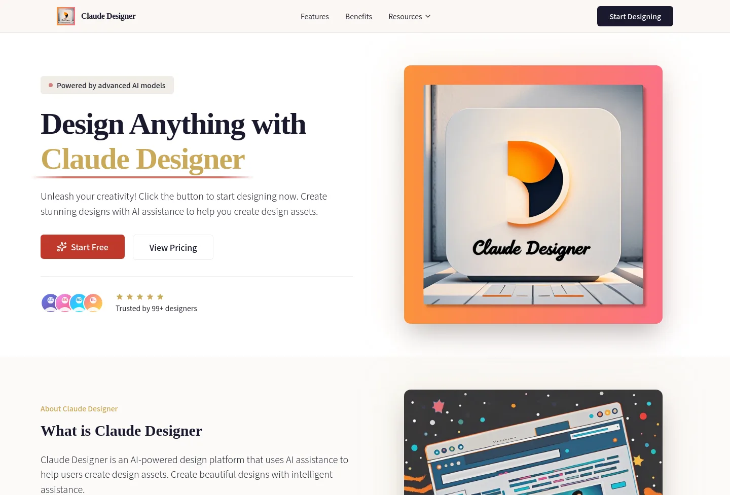claudedesigner.com — a measured funnel