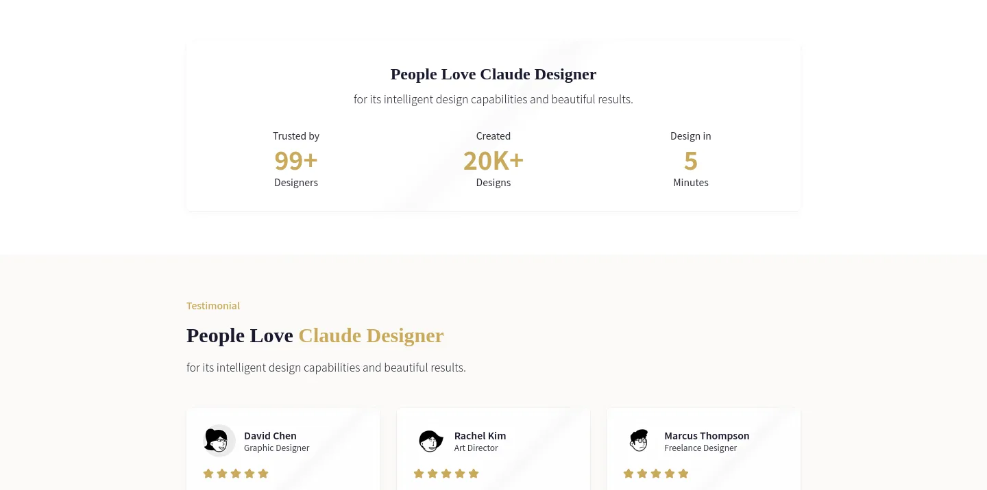 claudedesigner.com — a real Logo Wall section