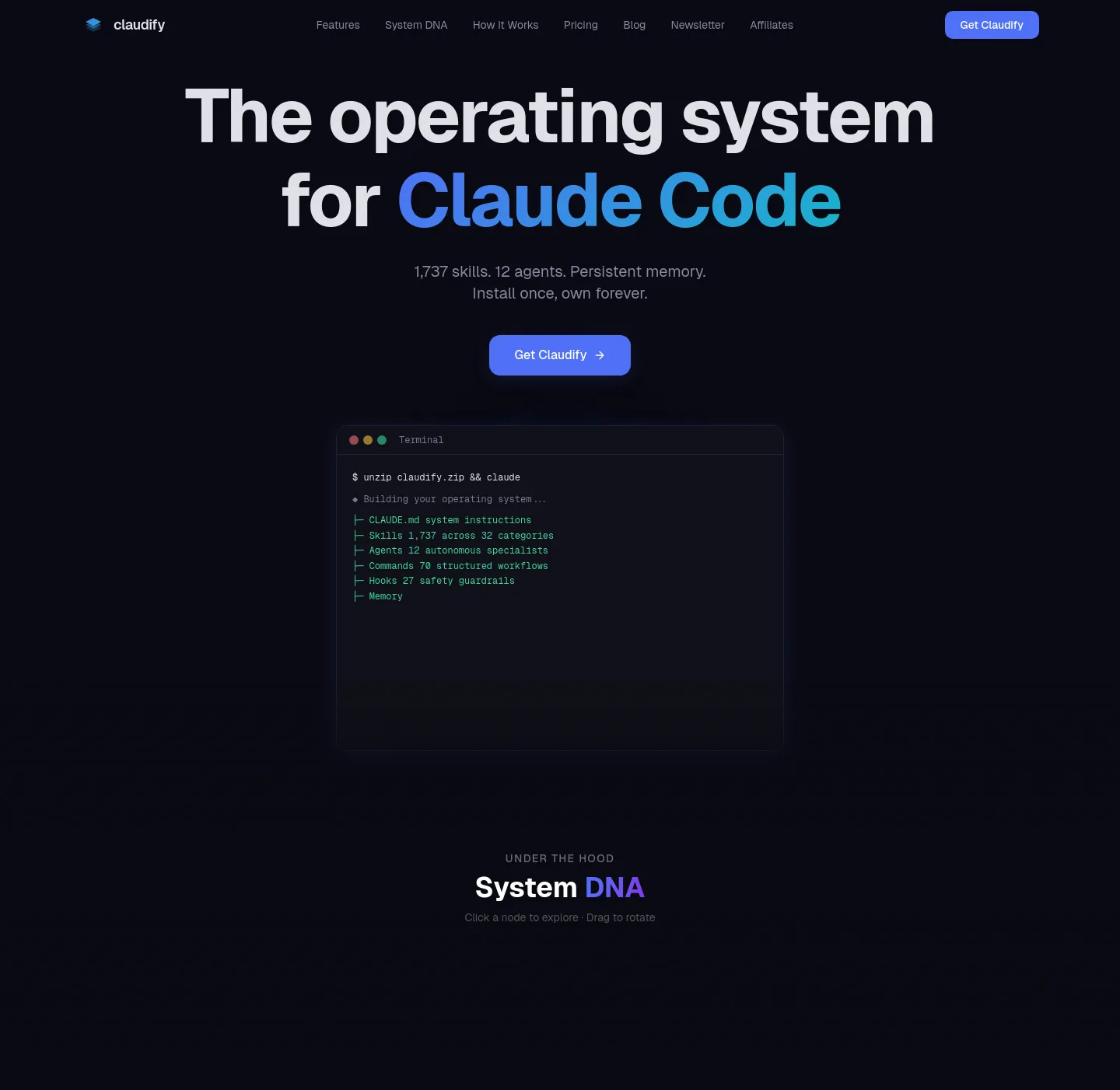 claudify.tech — Hero + Logo Wall + Pricing + FAQ